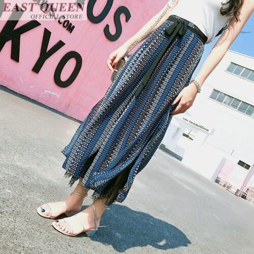 Wide leg trousers 2018 new arrival cargo pants women beach fashion clothes palazzo pants women trousers wide leg pants FF535 A