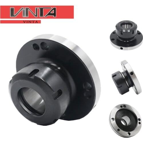 CNC ER32 ER16 ER40 ER50 Collet for Flange Chuck CNC Connector Adapter Cartridge Seat for Connecting Flange Chuck Lathe Milling