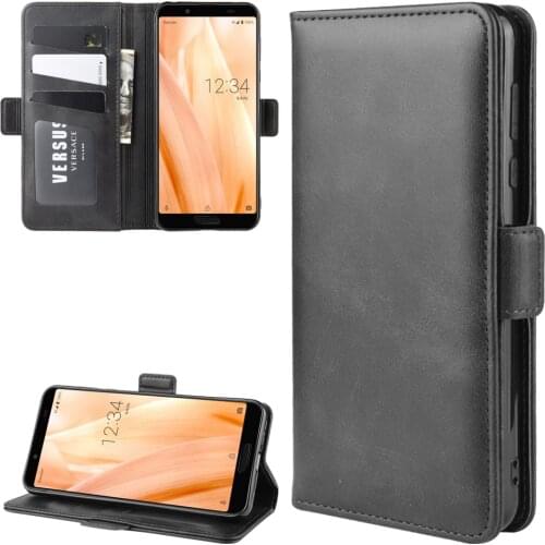 Case For Aquos Sense 3 lite Leather Wallet Flip Cover Vintage Magnet Phone Case For Aquos Sense 3 lite Coque