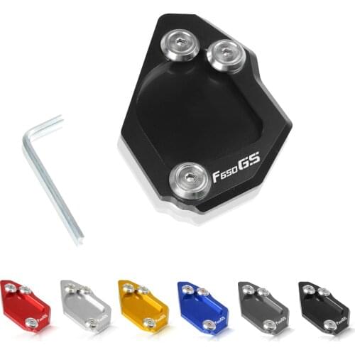 For BMW f650GS F 650GS 2007-2014 2013 2012 2011 2010 2009 2008 Motorcycle Kickstand Foot Side Stand Extension Pad Enlarge Plate