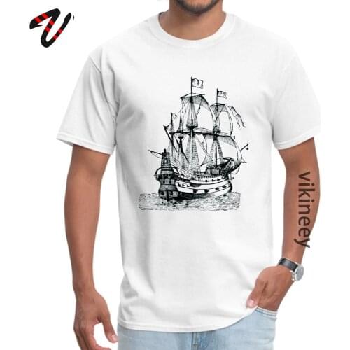 Classic Sailing Ship Ussr T Shirt for Men Queen Sleeve Tees 2019 Discount Father Day Crewneck T Shirt Customized