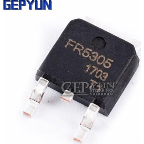 10PCS IRFR5305TRPBF IRFR5305 TO252 TO-252FR5305 Gepyun