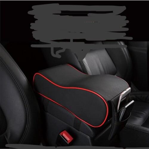 Leather car center console armrest box cushion for Mitsubishi ASX/Outlander/Lancer Evolution/Pajero/Eclipse/Grandis