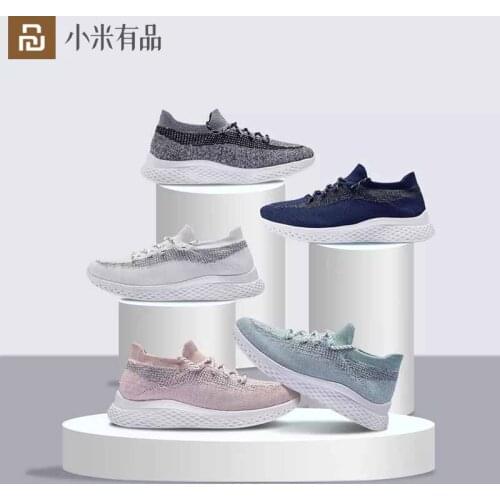 New Youpin FINE PLAN Men Casual Shoes Lightweight One-piece Sock Shoes Sports Running Shoes Reflective Shoes Sneakers For Boys