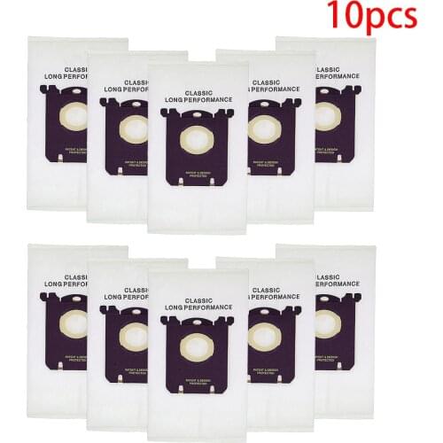 10 pcs/lot dust bag for Electrolux E201B for Philips FC8021 Dust S-bag GR201 AEG Bags s-bag FC9000 FC9049 HR8500 HR8350 FC9150