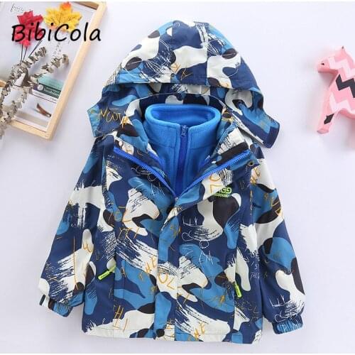 New childrens clothing, boys' autumn clothing, thick coats, windproof, autumn and winter baby clothing, assault suits