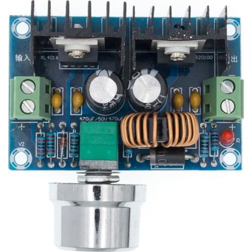 New10pcs Max 8A 200W DC-DC Step Down Buck Converter Power Supply XL4016 PWM Adjustable 4-40V To 1.25-36V Step-Down Board Module
