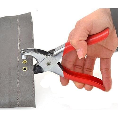Grommet Button Eyelet Setting Cloth Canvas Household Pincer Shoe Bag Plier Leather Belt Setter Rivet Snap fastener Hand Tool Car