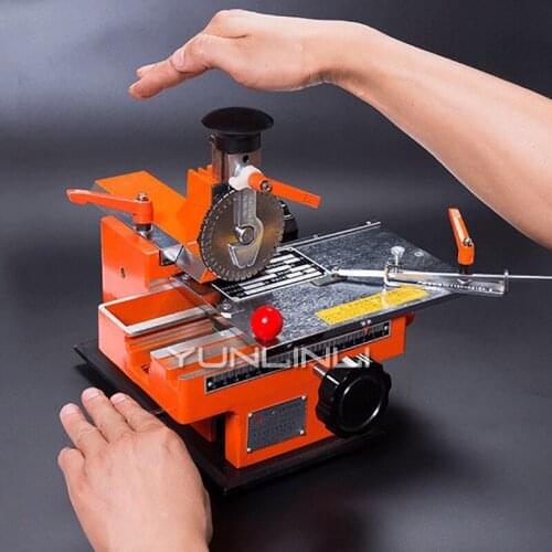 Semi-automatic Pressure Craving Machine Nameplate Engraving Machine Brand Press And Marking Machine