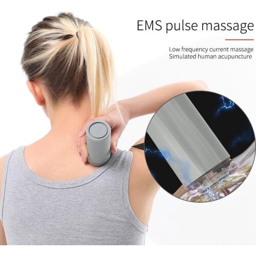 Portable Smart Electric Neck and Back Massager Cupping and Pulse Full Body Massage Relaxation Electric Silicone Vacuum Cupping