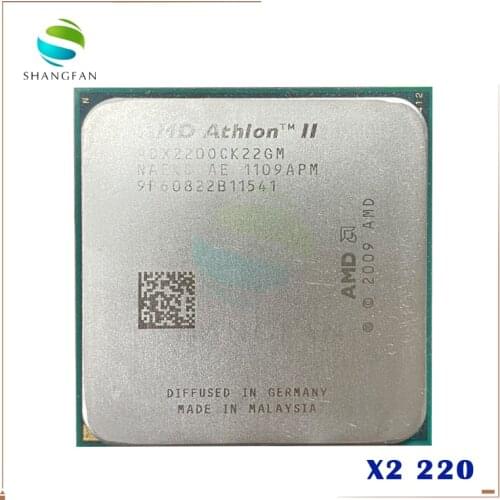 AMD Athlon X2 220 2.8GHz Dual-Core CPU Processor ADX220OCK22GM Socket AM3 938pin