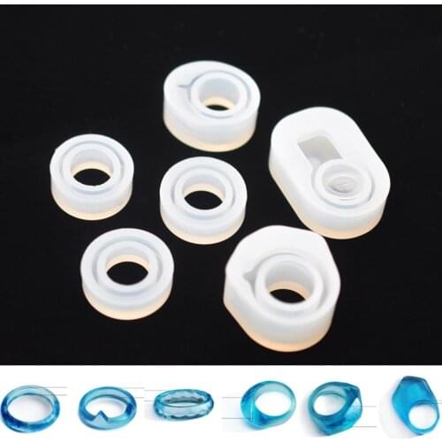 SNASAN Finger Ring Silicone Mold For Jewelry Making Resin Silicone Mould Handmade Tool DIY Craft Epoxy Resin Molds