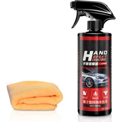 Nano Coating Agent 500ML/bottle Shine Armor Car Manual Polish Coat Spray Quick For Car Wash & Maintenance
