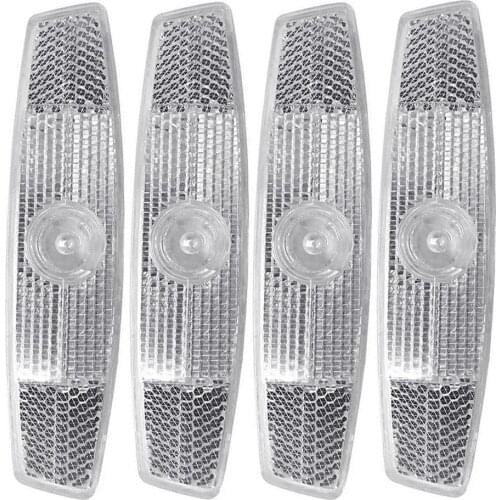 4Pcs Bike Wheel Spoke Reflective Warning Strip Reflectors Bicycle Accessories