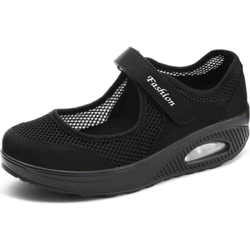 2020 Summer Fashion Women Flat Platform Shoes Woman Breathable Mesh Casual Shoes Moccasin Zapatos Mujer Ladies Boat Shoes