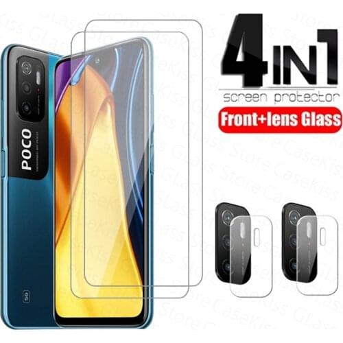 Tempered Glass For Xiaomi Poco M3 Pro 5G Camera Film Full Screen Protector for Xiaomi Poco X3 F2 Pro F3 X3 NFC Protective Glass