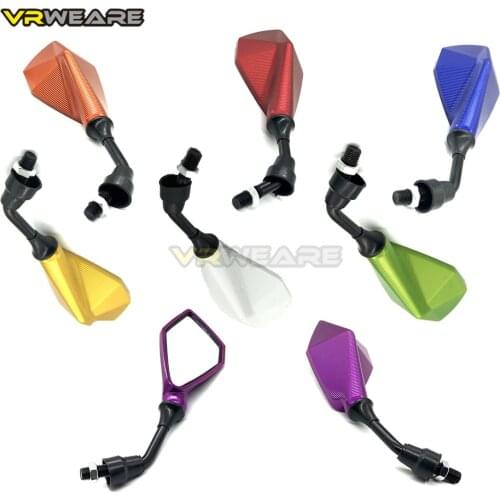 Motorcycle Rearview Mirror 10mm Universal ATV acessorios Motocross parts dirt pit bike Motorbike Rear view mirrors