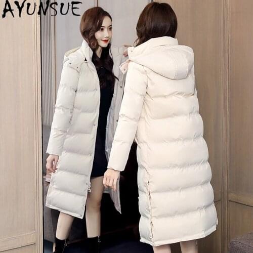 Winter Jacket Women 2020 Fashion Korean Style Hooded Woman Parkas Long Down Cotton Coat Women Puffer Jackets Chamarras De Mujer