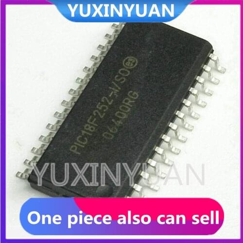 PIC18F252-I/SO PIC18F252 18F252 SOP 28/40-pin High Performance, Enhanced FLASH Microcontrollers with 10-Bit A/D 1PCS