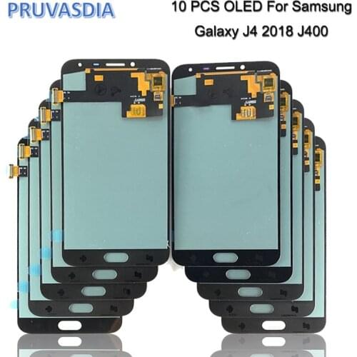 10 Piece Wholesale OLED For Samsung J400 J4 Adjust LCD Display Touch Screen Digitizer Assembly For Samsung Galaxy J4 J400F J400G