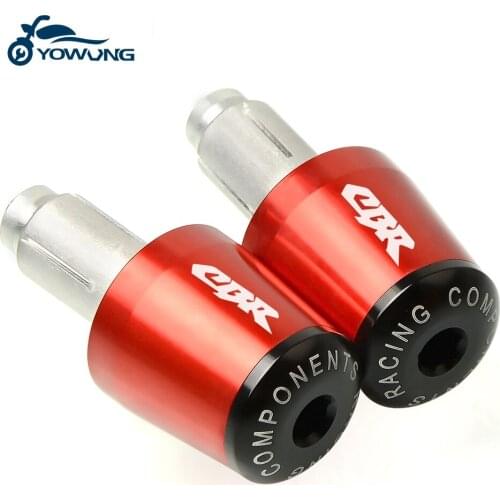 22mm Motorcycle Handle Hand Bar Ends Motorbike Handlebar Grips Ends for Honda CBR 250 cbr 600 f2-f4 cbr250r cbr125 CBR1000RR