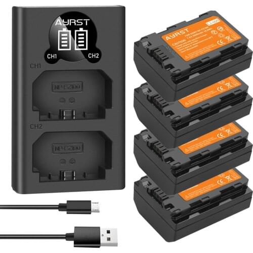 2600mAh NP-FZ100 NPFZ100 Camera Battery + Dual USB Charger for Sony NP-FZ100, BC-QZ1, Sony a9,Alpha a7R III, a7 III, ILCE-9