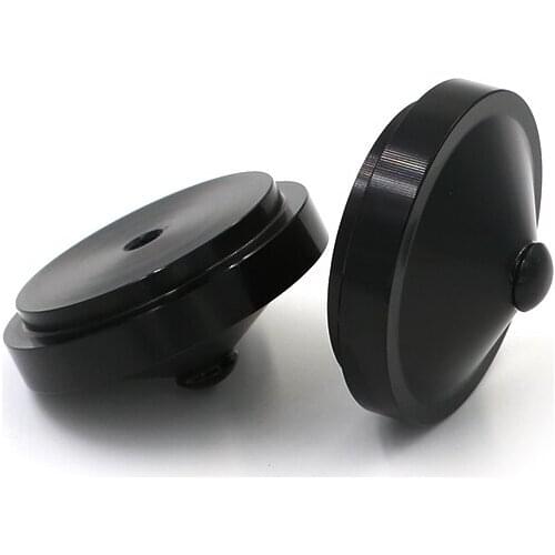 4PCS Aluminum black ripples 39*19 Audio amplifier speaker feet CD player pads Shock spikes