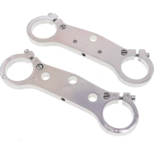 34mm Front Fork Inverted Shock Absorber Direction Device Upper and Lower Plate for 47cc49cc Mini Moto Dirt Bike Motorcycle