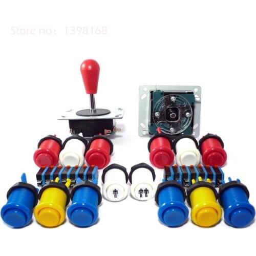Arcade mame DIY KIT Mortal Kombat Replacement Arcade Cabinet Joysticks & Buttons Control Kit - JAMMA