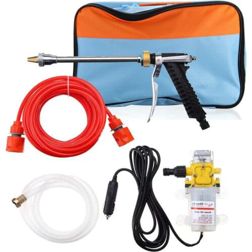 High Pressure Car Electric Washer Wash Pump Set Portable Auto Washing Machine Kit With Car Charger DC 12V 100W 160PSI