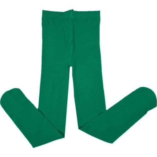 Baby Kids Girls Velvet Tights Leggings Pantyhose Underpants Trousers Dark green