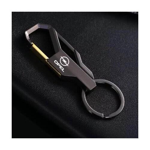 For opel Astra H Corsa Astra Car logo key chain key ring personality creative key ring room key chain key management ring