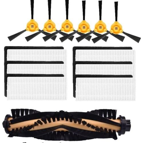 Robot Aspirador Parts Side Brush HEPA Filter Recambios For Conga Excellence 990 Robot Vacuum Cleaner Replacement Parts