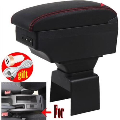 For Peugeot 307 CC Convertible armrest box central Store content box with USB interfac