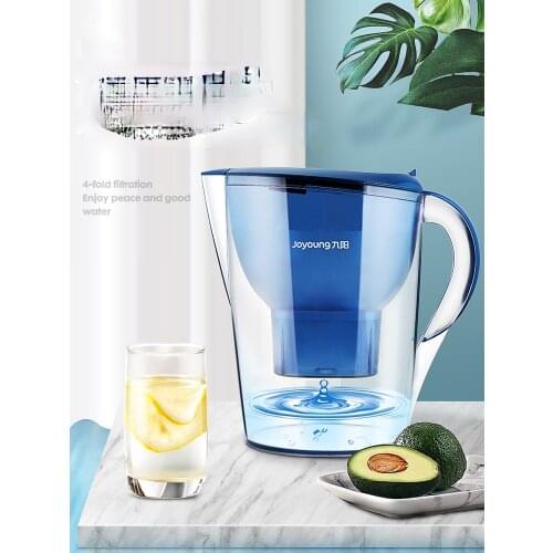 TT Jiuyang Water Pitcher Water Filtration Kettle Water Purifier Household Tap Water Machine Drinking Barrel Kitchen Authentic