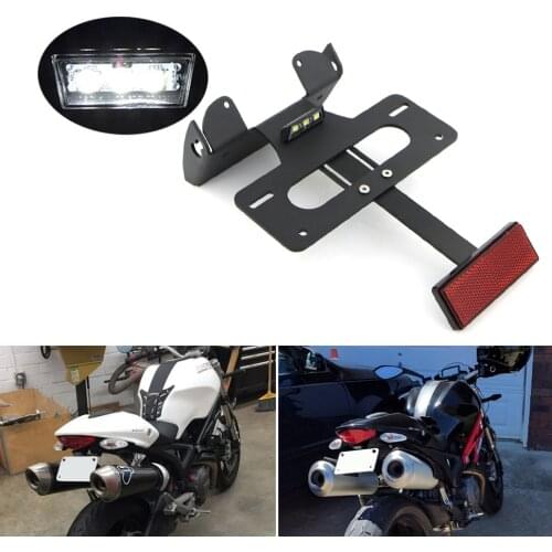 Fit For Ducati Monster 659 696 795 796(796 evo) 1100(1100 evo) Rear Tail Tidy Fender Eliminator Number License Plate Holder
