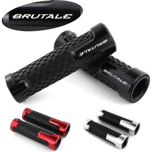 For MV Agusta Brutale 675 800 750 910 989R BRUTALE 1078 RR BRUTALE 920 990 1090RR Handle Grip CNC Aluminum None-Slip Rubber
