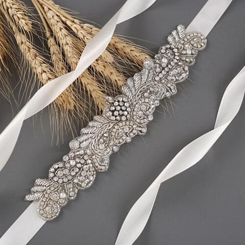 S375-S Wedding Belts Bride Dresses Accessories Women Party Prom Evening Dresses Decoration Belt Bridesmaid Dress Waistband