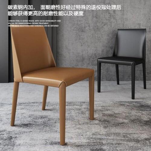 Modern Simple Dining Chair, Desk And Chair, Home Use Nordic Light Luxury Backrest, Net Red Iron Arts Ins, Makeup Sales Office Ch