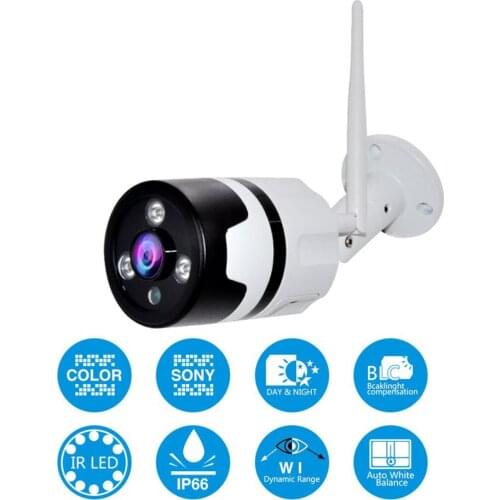 2MP 1080P Two Way Intercom Outdoor Water-Proof IP Bullet Camera WIFI Baby Monitor Home Security Alarm CCTV Camera