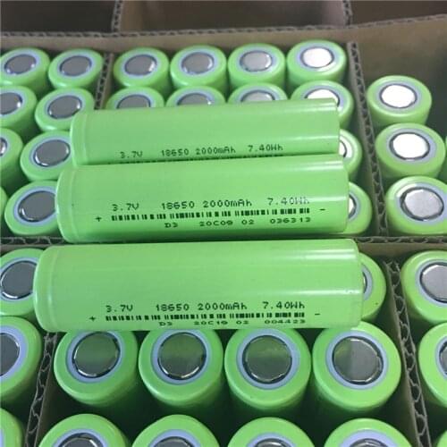 High quality INR 3C power 18650 2000MAH 3.7V Lithium ion Li-ion Rechargeable Battery cell