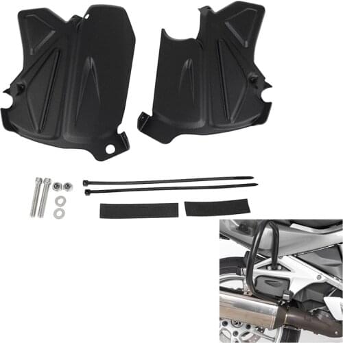 Rear Passenger Footrest Foot Pegs Pedals Footpeg Plate Cover for-BMW R1200RT LC 2014-2021 Mudguard Splash Guards Panel