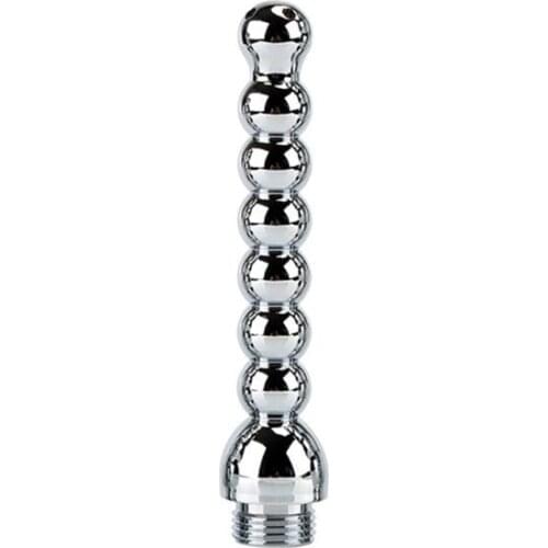 1Set Aluminum Alloy Anal Cleaning Enema Shower Bidet Anal Toilet Anus Clean Plug Solution for Adults Couples Sex Game Tools