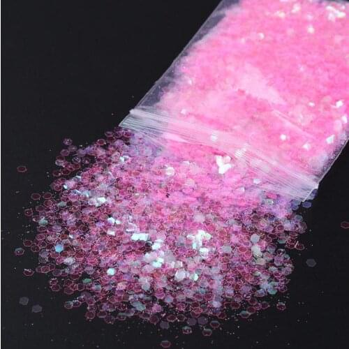 1Bag Colorful Nail Art Decoration Bling Sequins Face Body Shadow Glitter Makeup Shining Powder Nail Tips