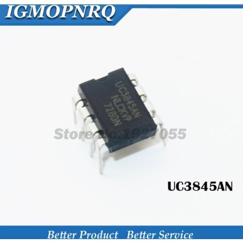 10pcs UC3845AN 3845AN DIP8 UC3845 Switng Controllers Current Mode DIP-8 new