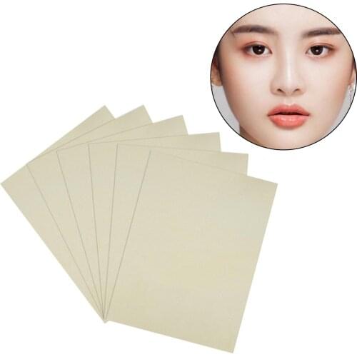 5 Sheet Blank Silicone Permanent Makeup Tattoo Training Practice Fake Skin for Microblading Tattoo Machine Beginner