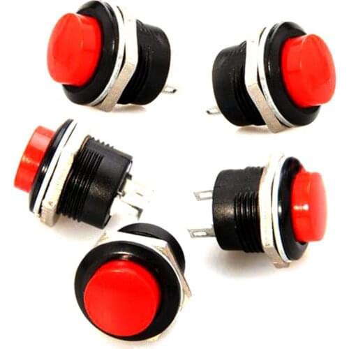 5 Pcs Momentary On/Off Push Buttons Horn Switch for Car Mini Auto Resetting Key автомобильные товары chevrolet cruze