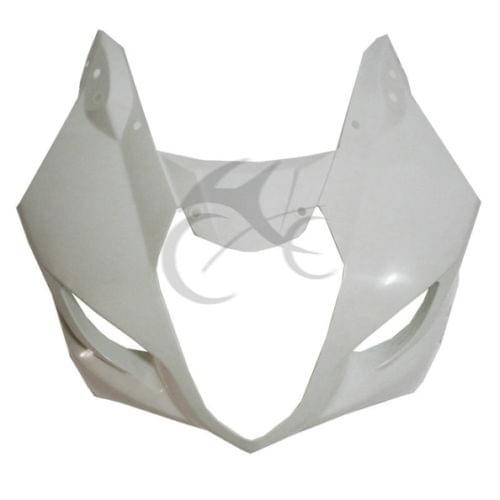 ABS Unpainted White Upper Front Fairing Cowl Nose For SUZUKI GSXR1000 2003-2004
