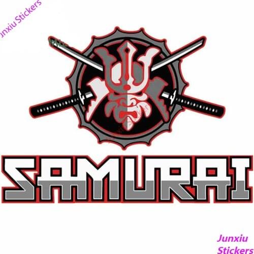 Samurai Car Accessories High Quality Car Stickers Suitable For ATV Motorcycle Vinyl Waterproof Scratch-Proof Decal KK13*9cm