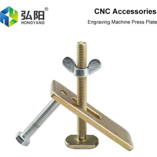 CNC Milling Engraving Machine Parts Pressing Plate Metal Clamp Fixing Device 80mm 100mm, Pressing Plate Of T-Slot Table